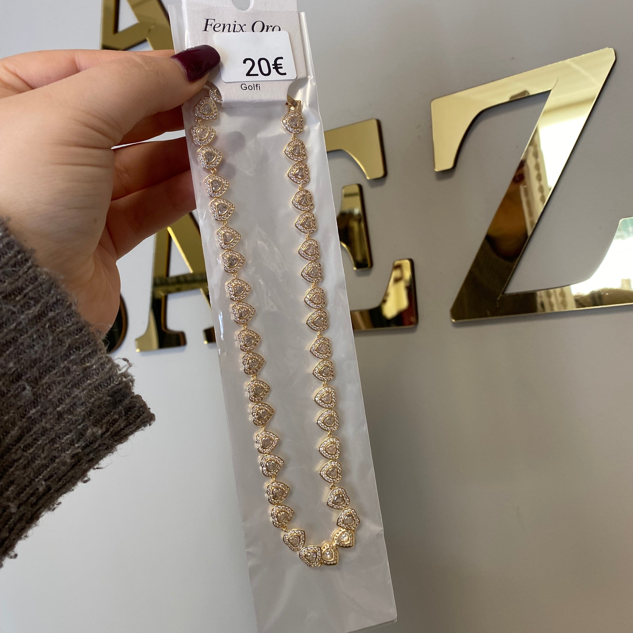 Collar de corazones inspo swaroski