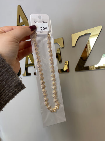 Collar de corazones inspo swaroski