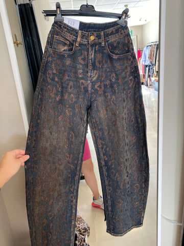 Vaquero leopardo brillo