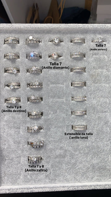 Anillos acero inoxidable