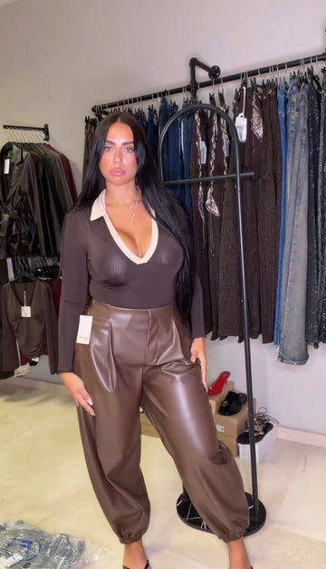 Pantalón cuero