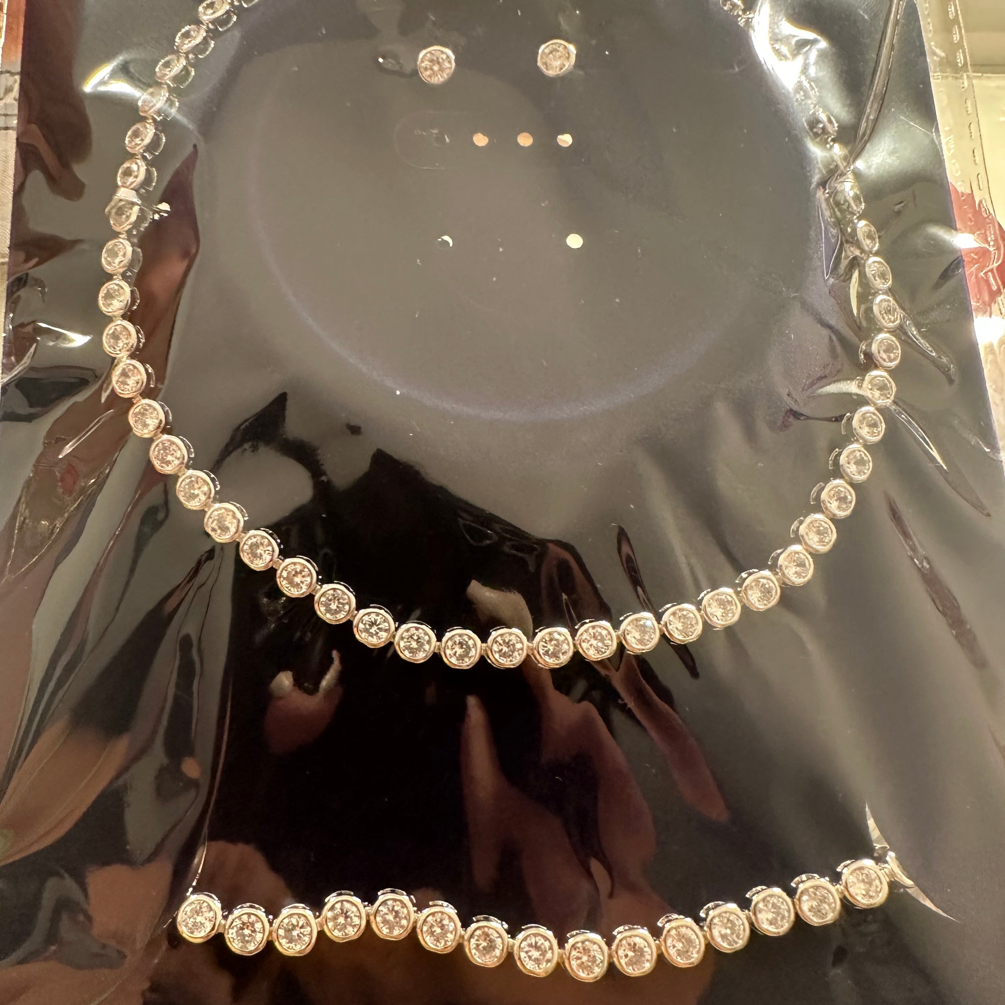 Conjunto acero brillo