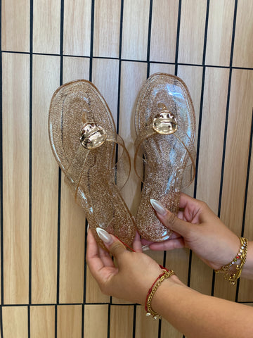 Chanclas brillo
