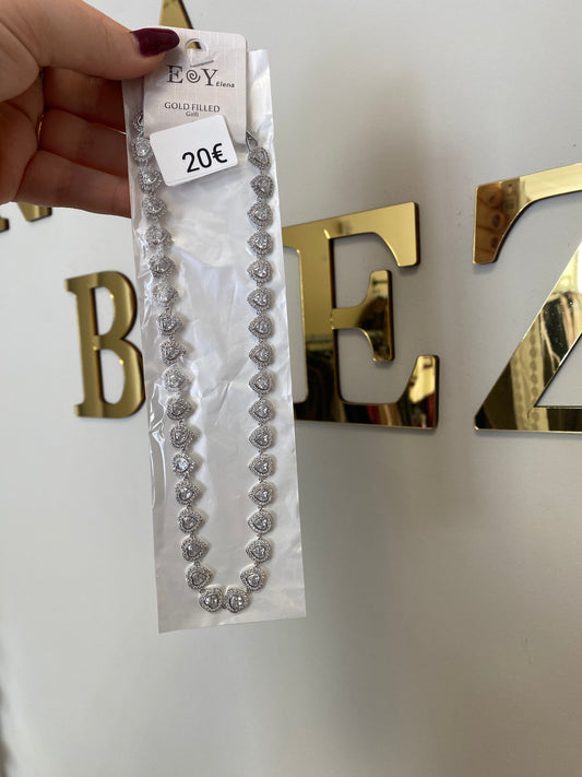 Collar de corazones inspo swaroski