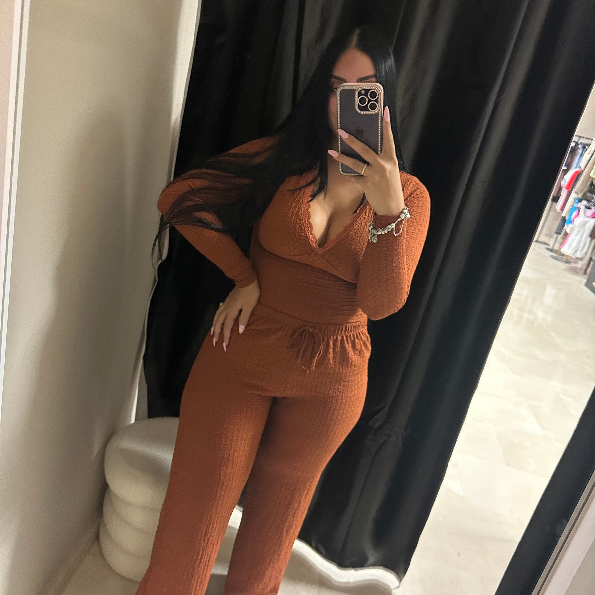 Conjunto encaje Zara