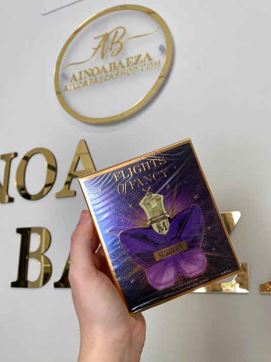 Perfume mariposa morada