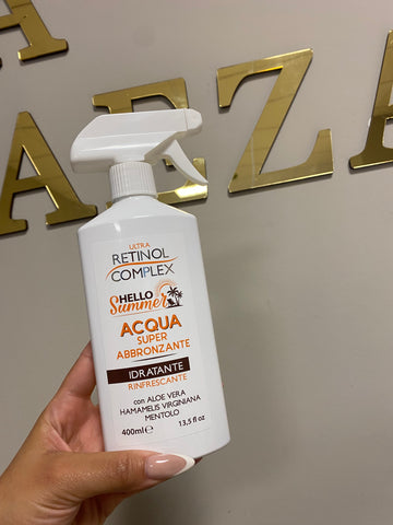 Agua bronceadora