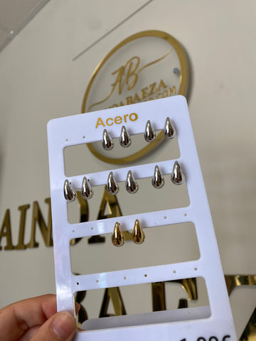Pendientes lisos