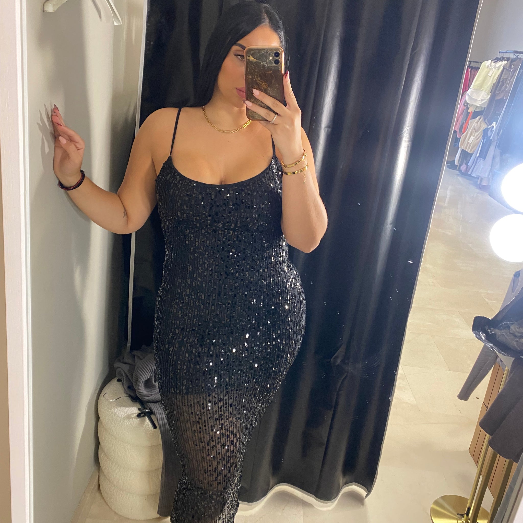 Vestido glamour lentejuela