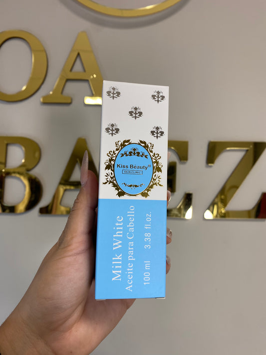 Aceite para el cabello blancolate