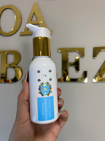 Aceite para el cabello blancolate