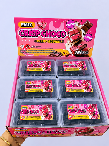 Chocolate crujiente de cera