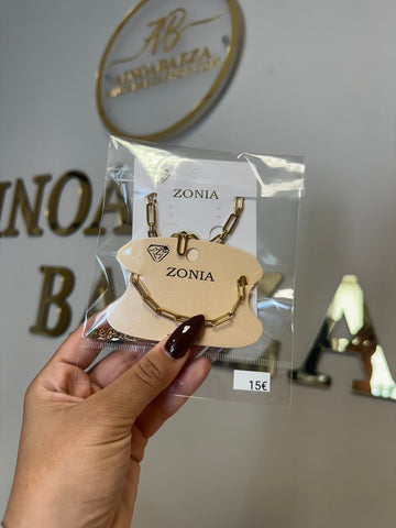 Conjunto collar y pulsera insipiracion mk