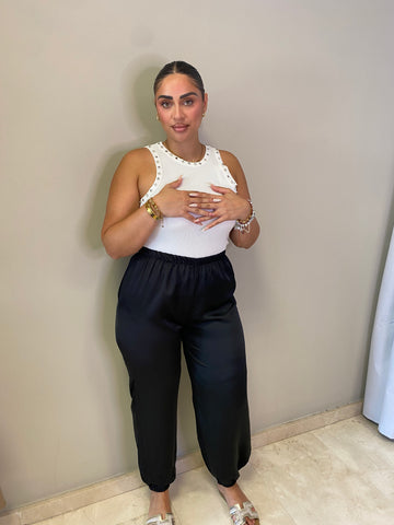 Pantalon satén